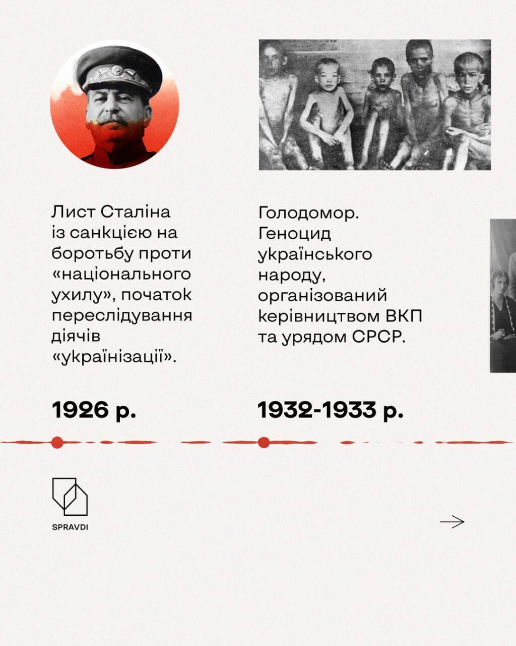 Росіяни переслідували українських діячів і влаштували в Україні Голодомор