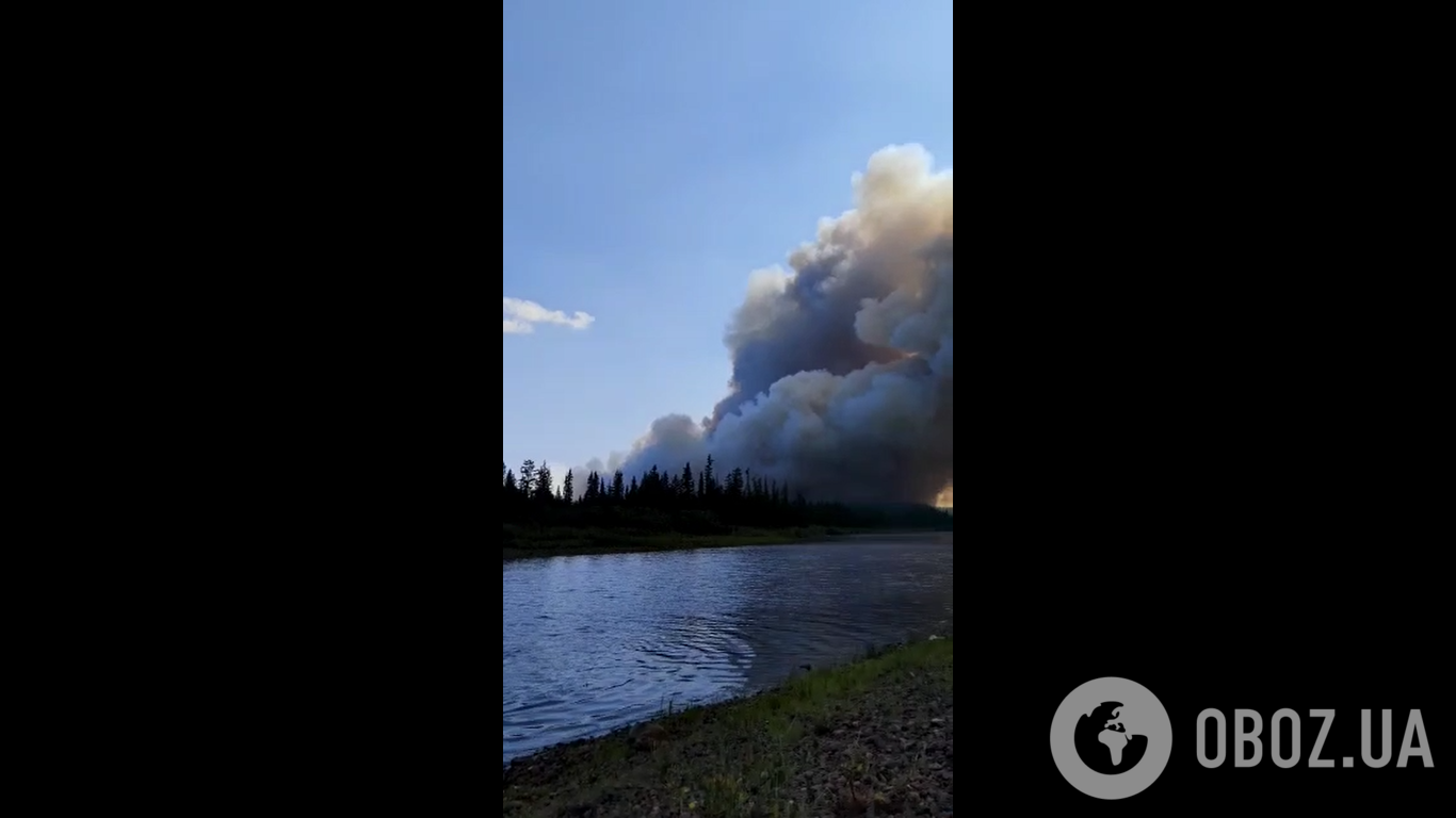 В Якутии бушуют мощные лесные пожары