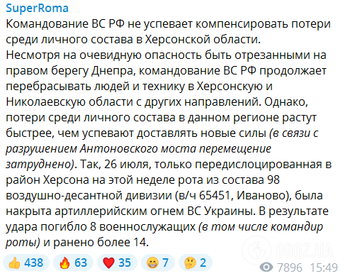 Повний текст посту Романа Цимбалюка