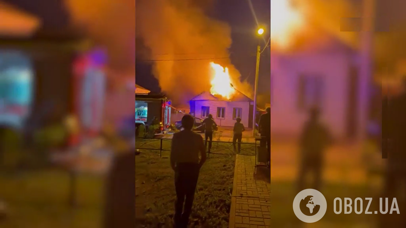 Момент взрыва в российском Белгороде