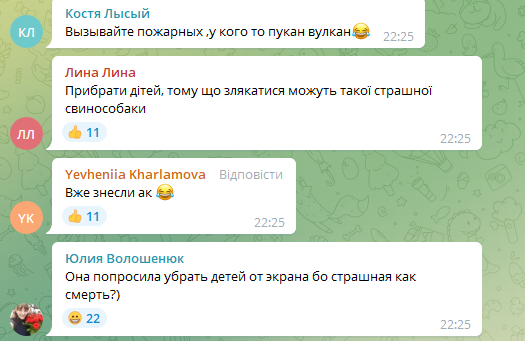 Украинцы ответили блогерше