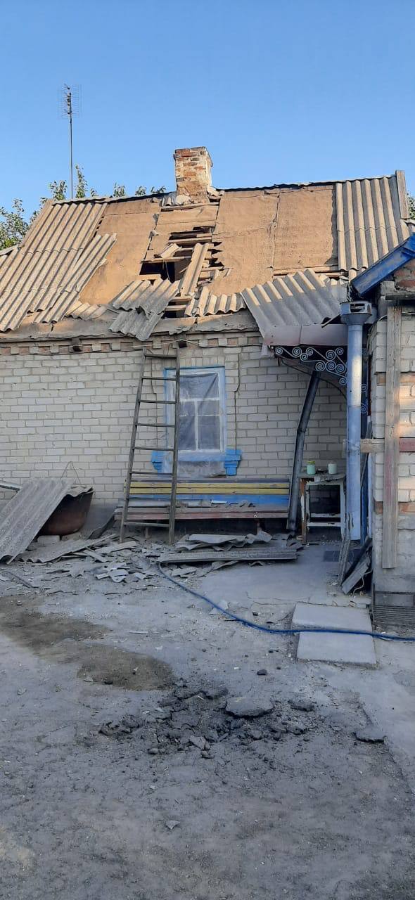 В Юрковке повредили жилой дом.