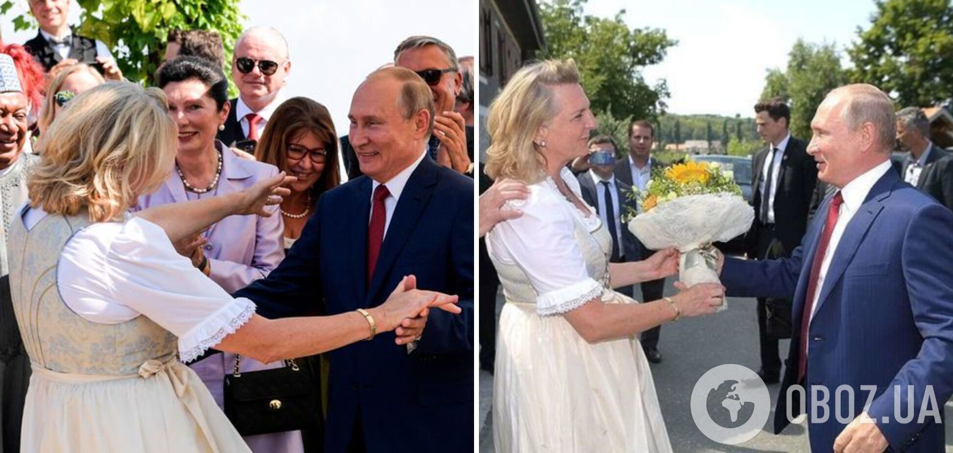 Путин танцевал на свадьбе у Кнайсль.