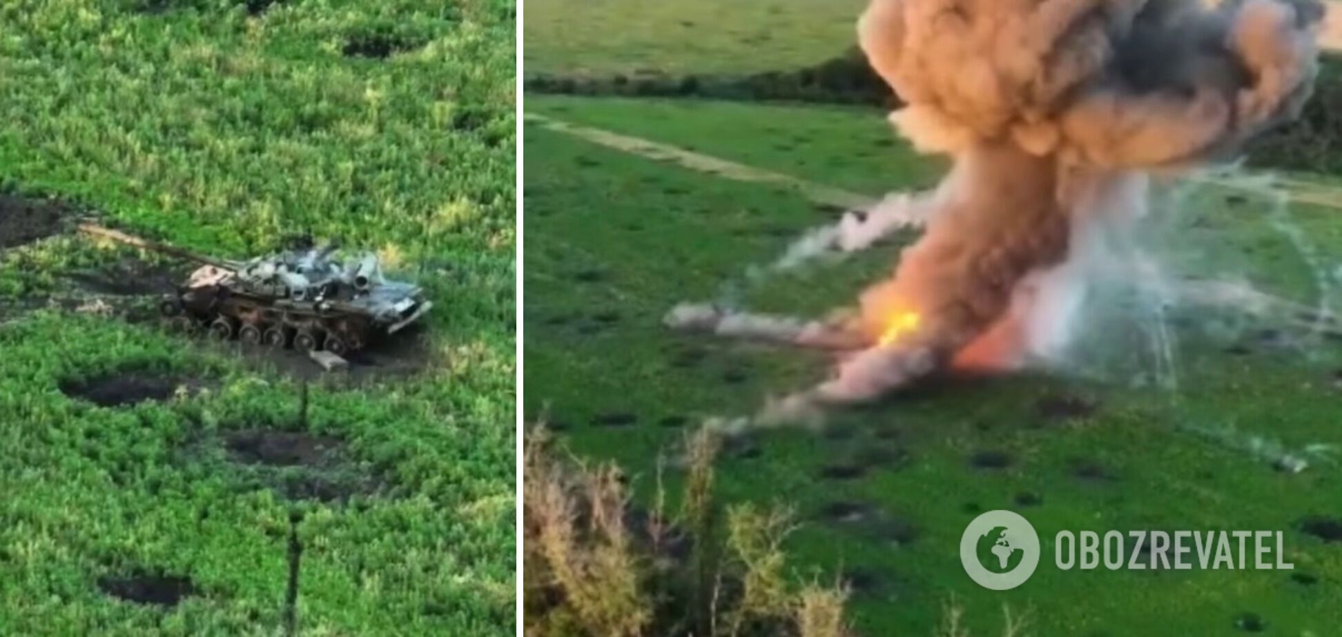 Воїни 93-ї ОМБр спалили російський танк