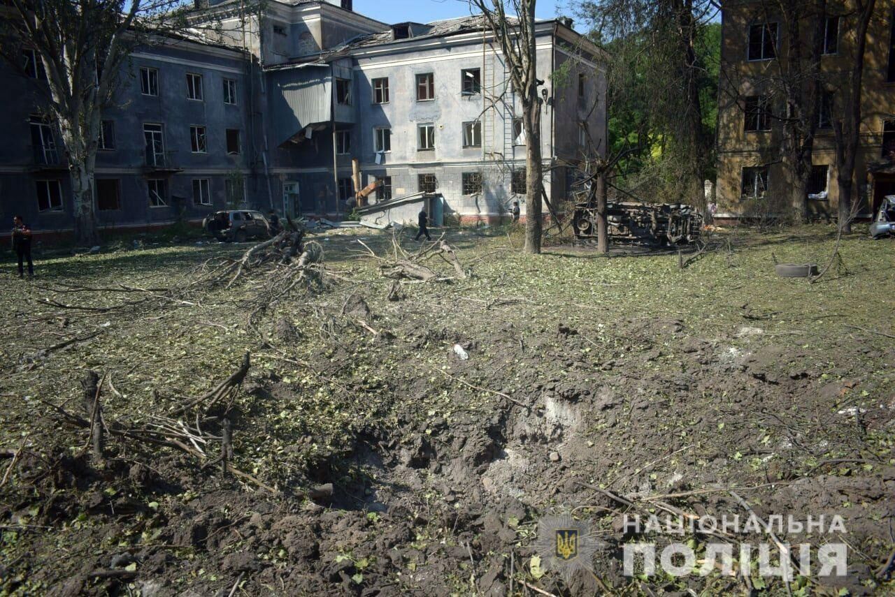 Наслідки обстрілу Краматорська окупантами.