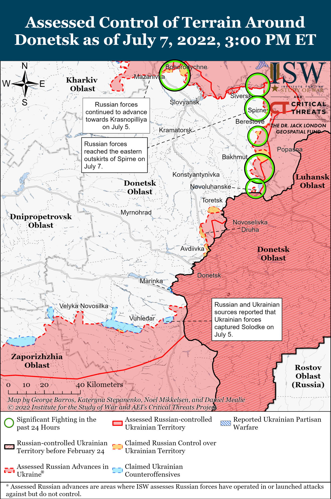 Войска РФ готовят наступление на Славянск и Краматорск – ISW