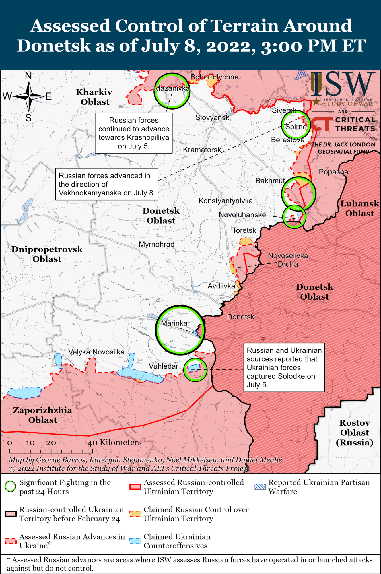 Лінія фронту на Донбасі