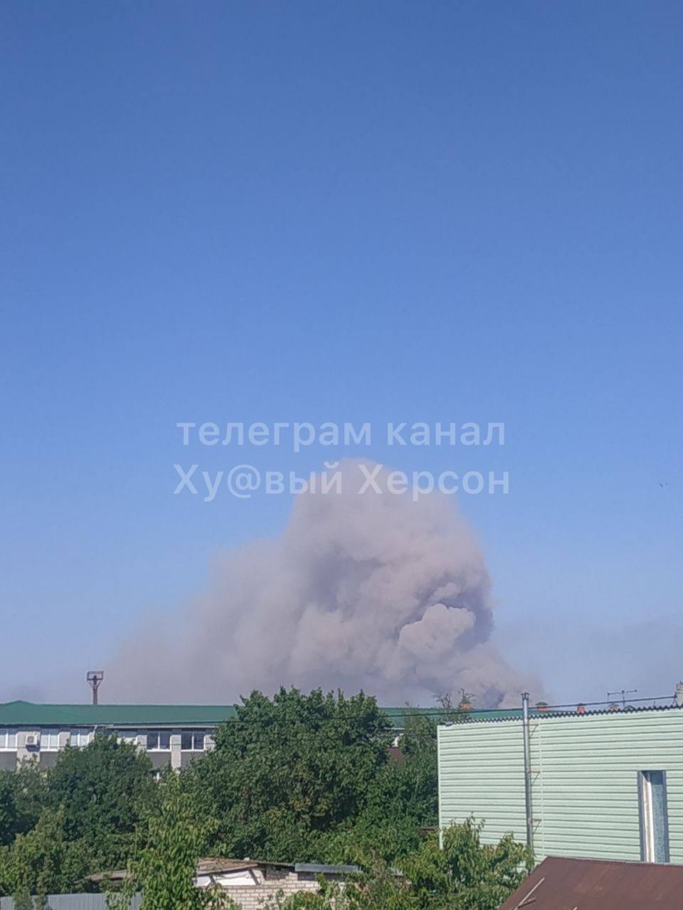 В Чернобаевке сильный пожар