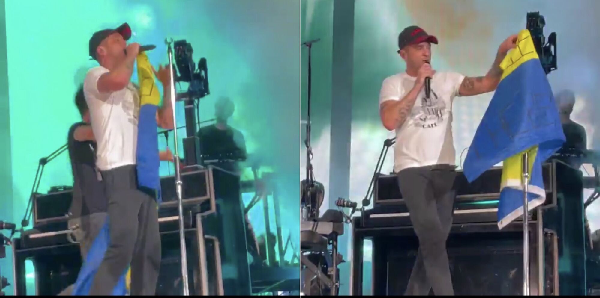 OneRepublic подняли флаг Украины на концерте в Торонто: его передала украинская студентка. Видео