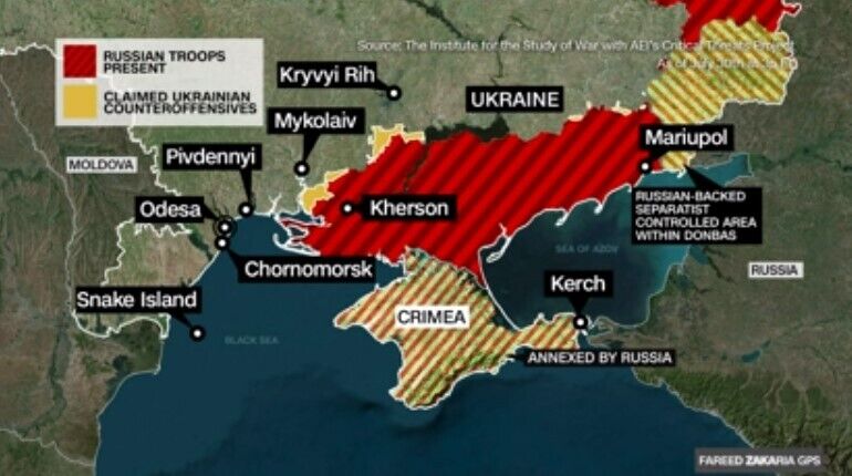 Украина может освободить оккупированные регионы юга