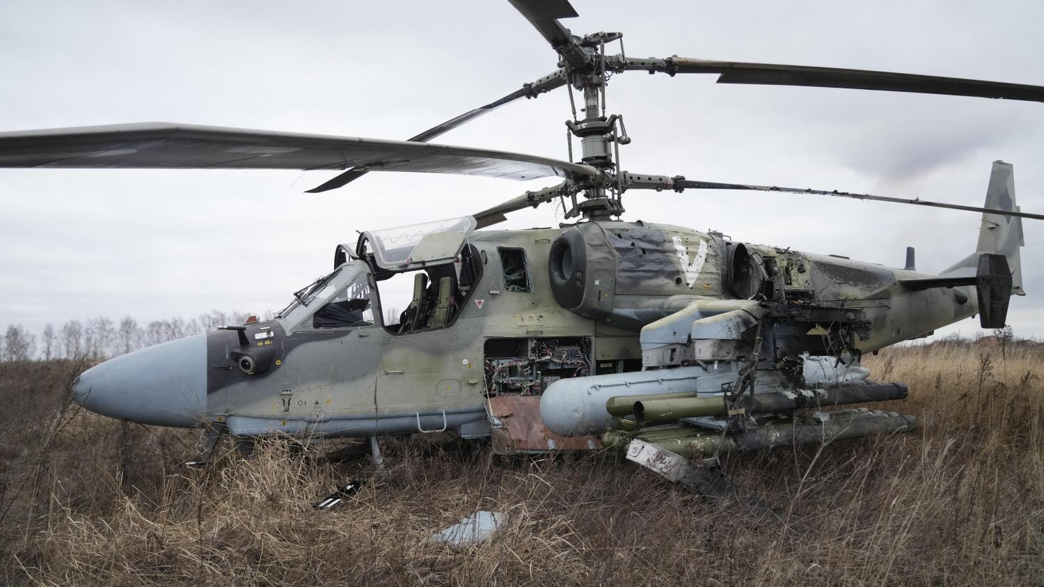 Российский Ка-52 "Аллигатор" можно поразить из стрелкового оружия