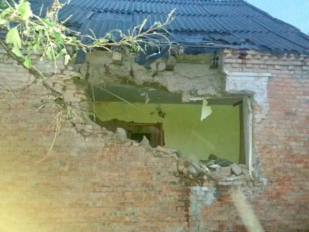 Разрушения в Днепропетровской области