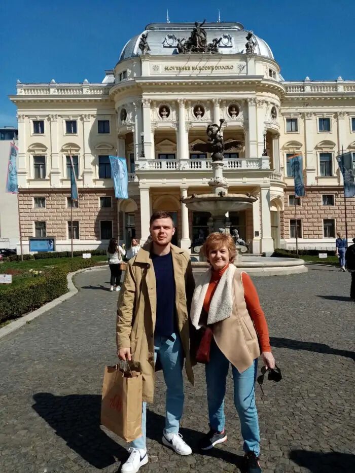 Богдан и Екатерина Абаджан в Братиславе