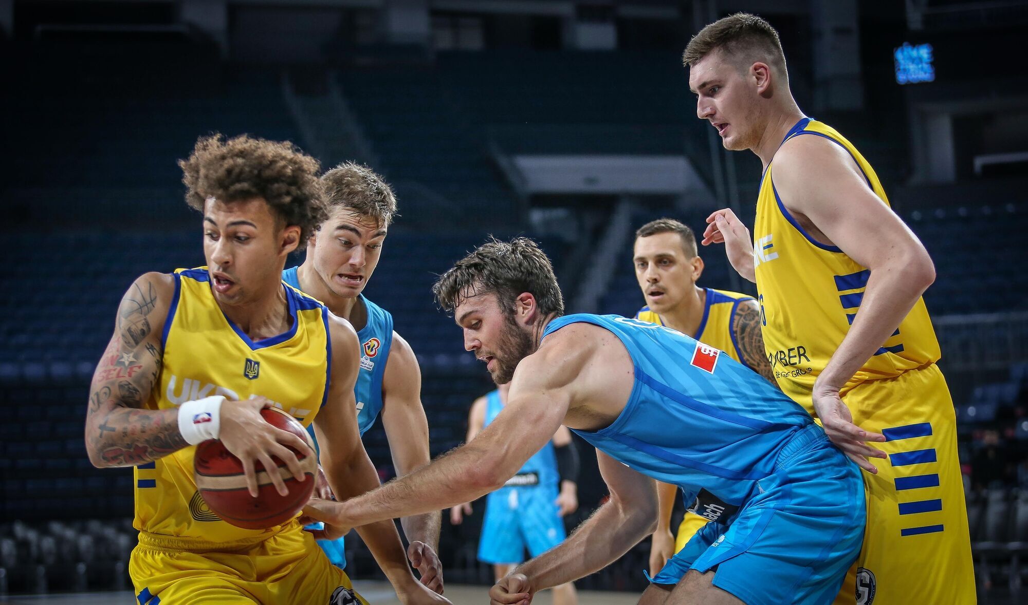 Сборная Украины по баскетболу проиграла чемпионам Европы в товарищеском матче