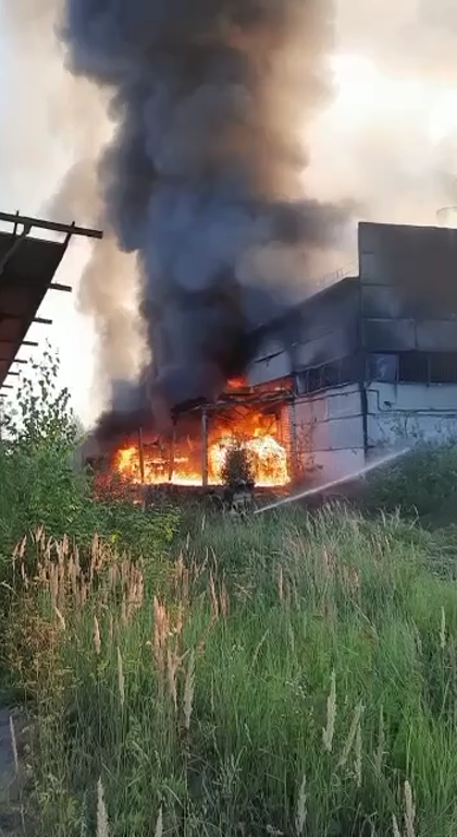 Пожар на заводе "Хитон"