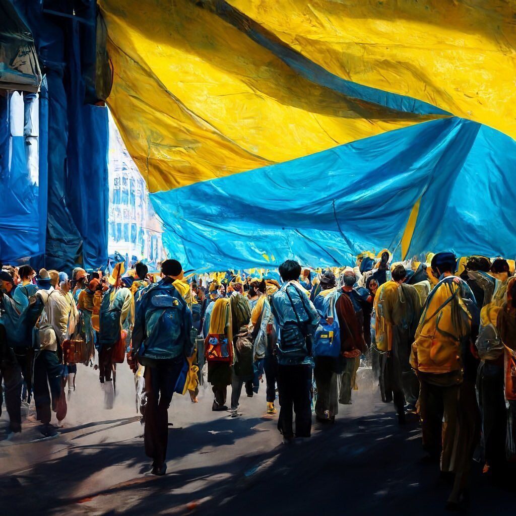 Midjourney изобразила победу Украины