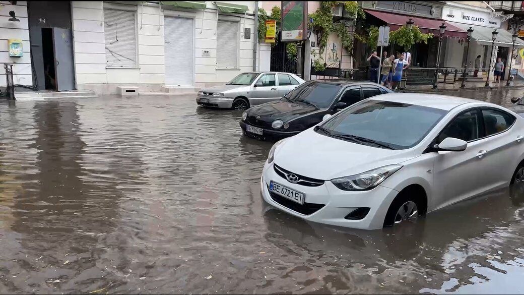 В Одесі 16 серпня пройшла сильна злива