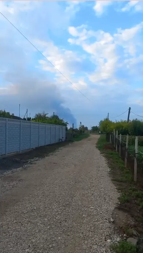 Вибухи на території російської військової частини в окупованому Криму