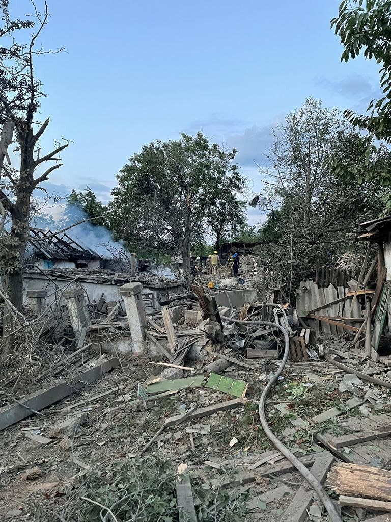 В Дружковке оккупанты разрушили еще 10 домов.