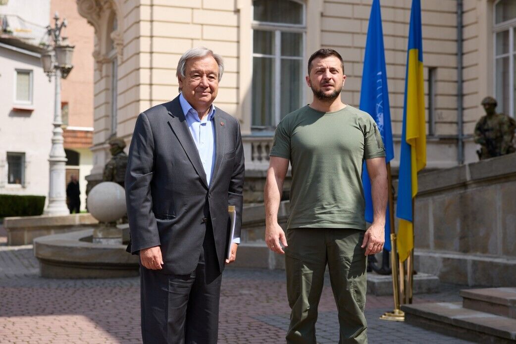 Зеленський поговорив із генсеком ООН.