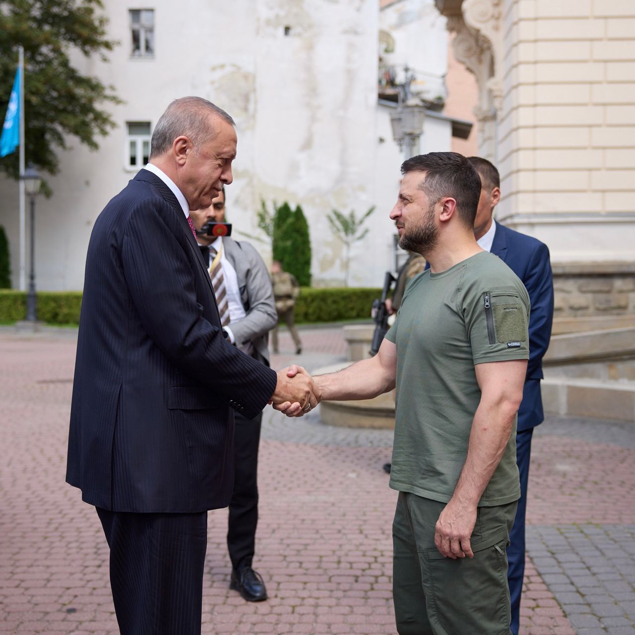 Эрдоган и Зеленский во Львове 18 августа