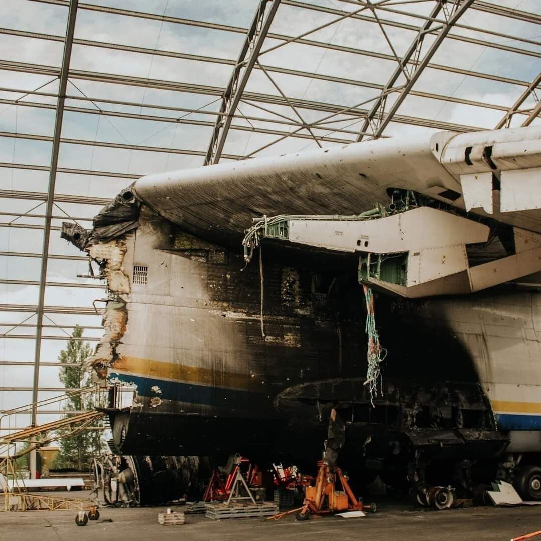 У мережі показали, як сьогодні виглядає літак Ан-225 "Мрія". Фото