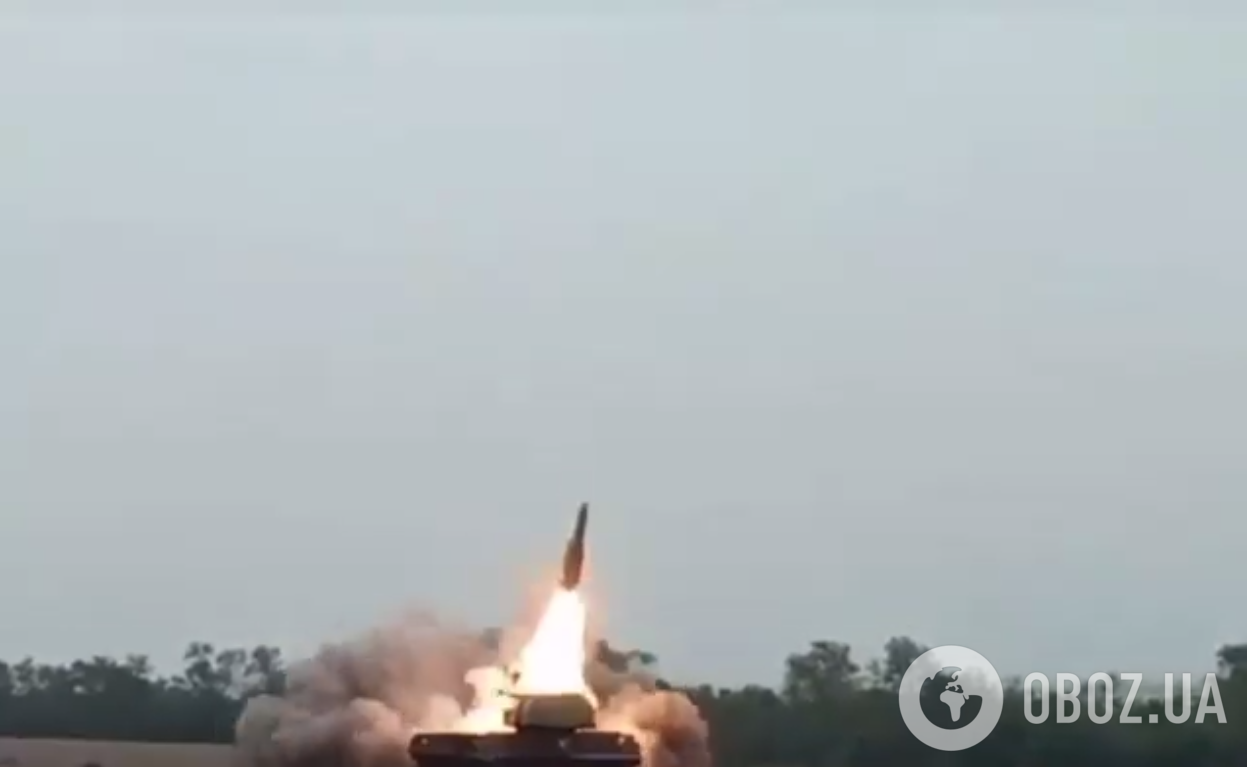 Постріл із зенітного ракетного комплексу