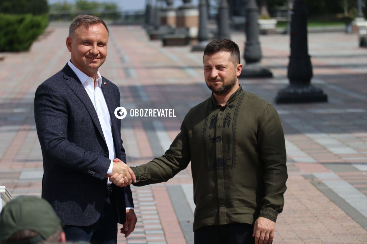 Дуда и Зеленский встретились в Киеве