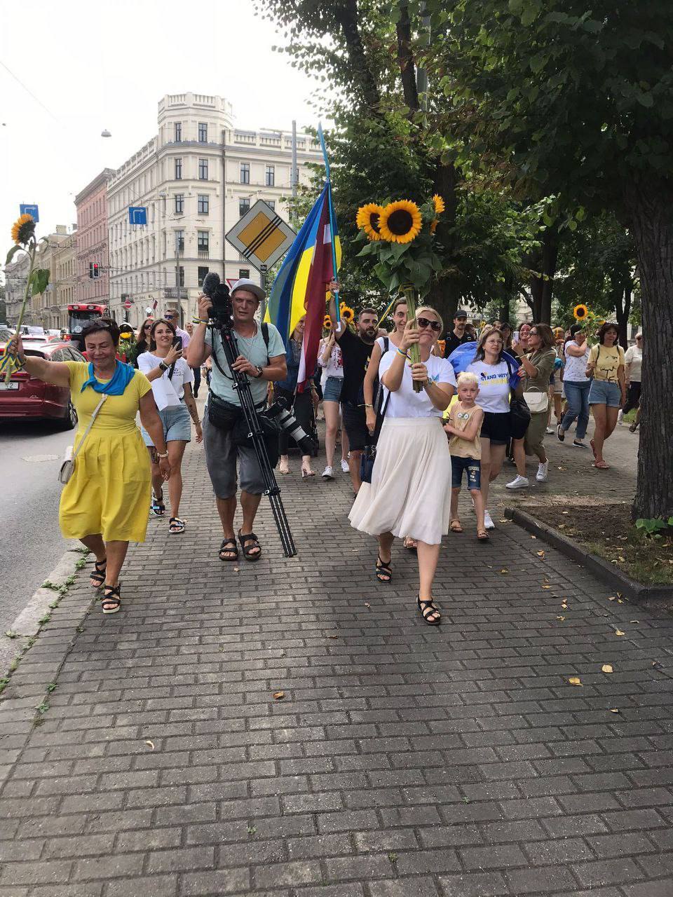 Празднование Дня Независимости Украины в Латвии