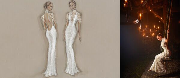 Дженніфер Лопес вперше показала три свої розкішні весільні сукні. Фото