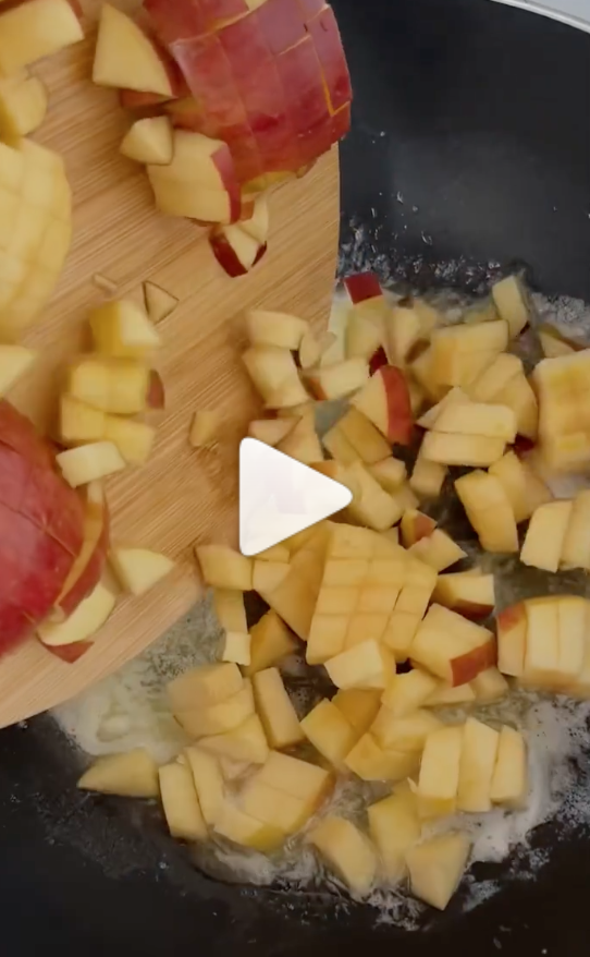 Приготовление яблочной начинки