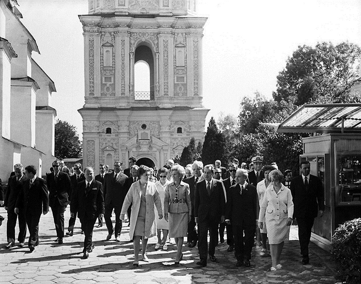 У мережі показали, де 1972 року в Києві побував президент США. Архівні фото