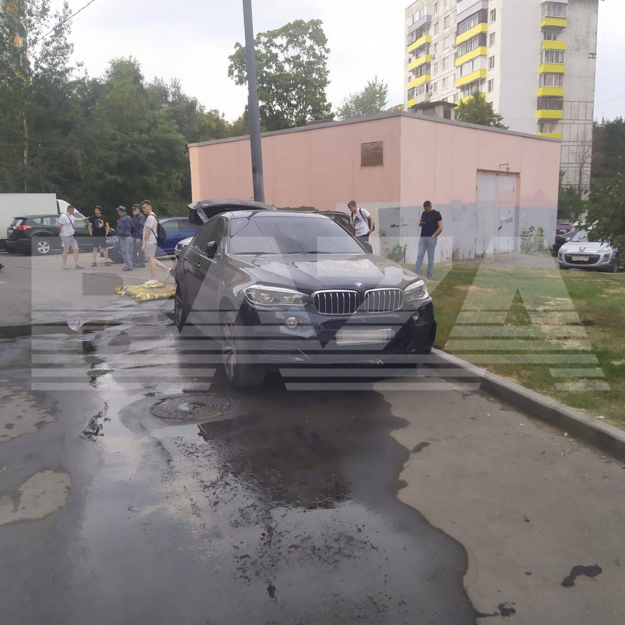 Згоріла автівка російського посадовця