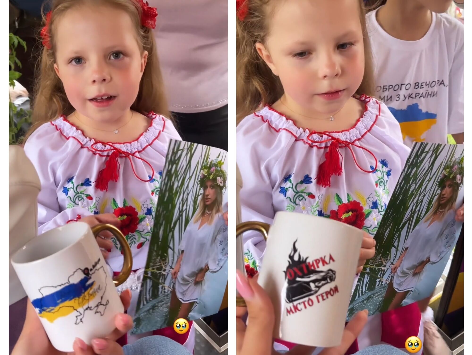 Леся Никитюк растрогала подарками от детей из полуразрушенной Ахтырки