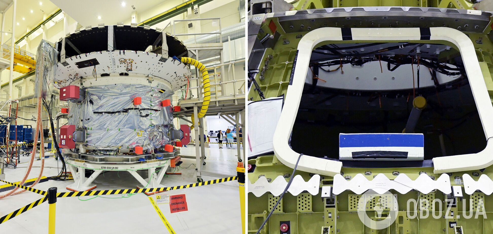 Модуль экипажа НАСА "Орион" для миссии "Артемида-3"