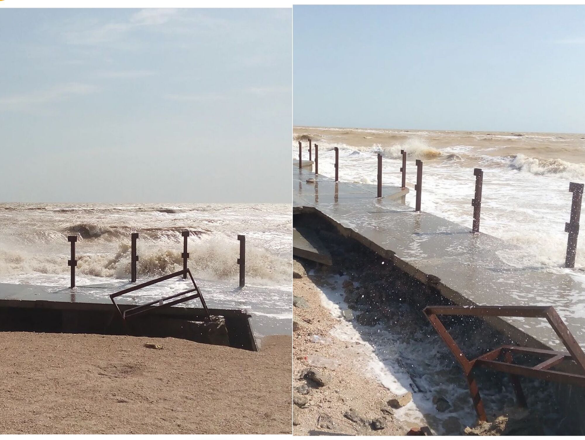 "Русскій мір" як він є: в мережу виклали фото занедбаних пляжів Кирилівки