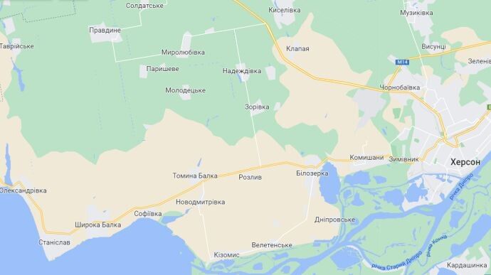 ЗСУ відбили чотири населених пункти на Херсонщині: Нова Дмитрівка, Архангельське, Томина Балка та Правдине