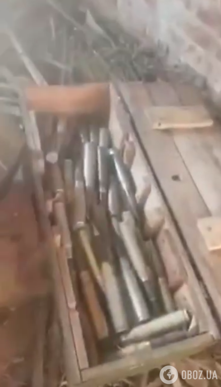 Трофейні снаряди, які отримали українські воїни