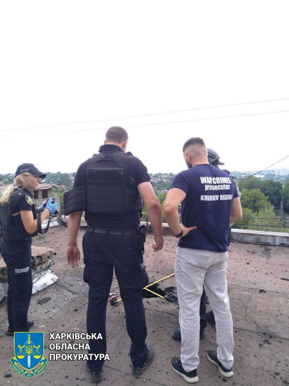 Наслідки обстрілу Чугуєва на Харківщині 3 липня 2022 року