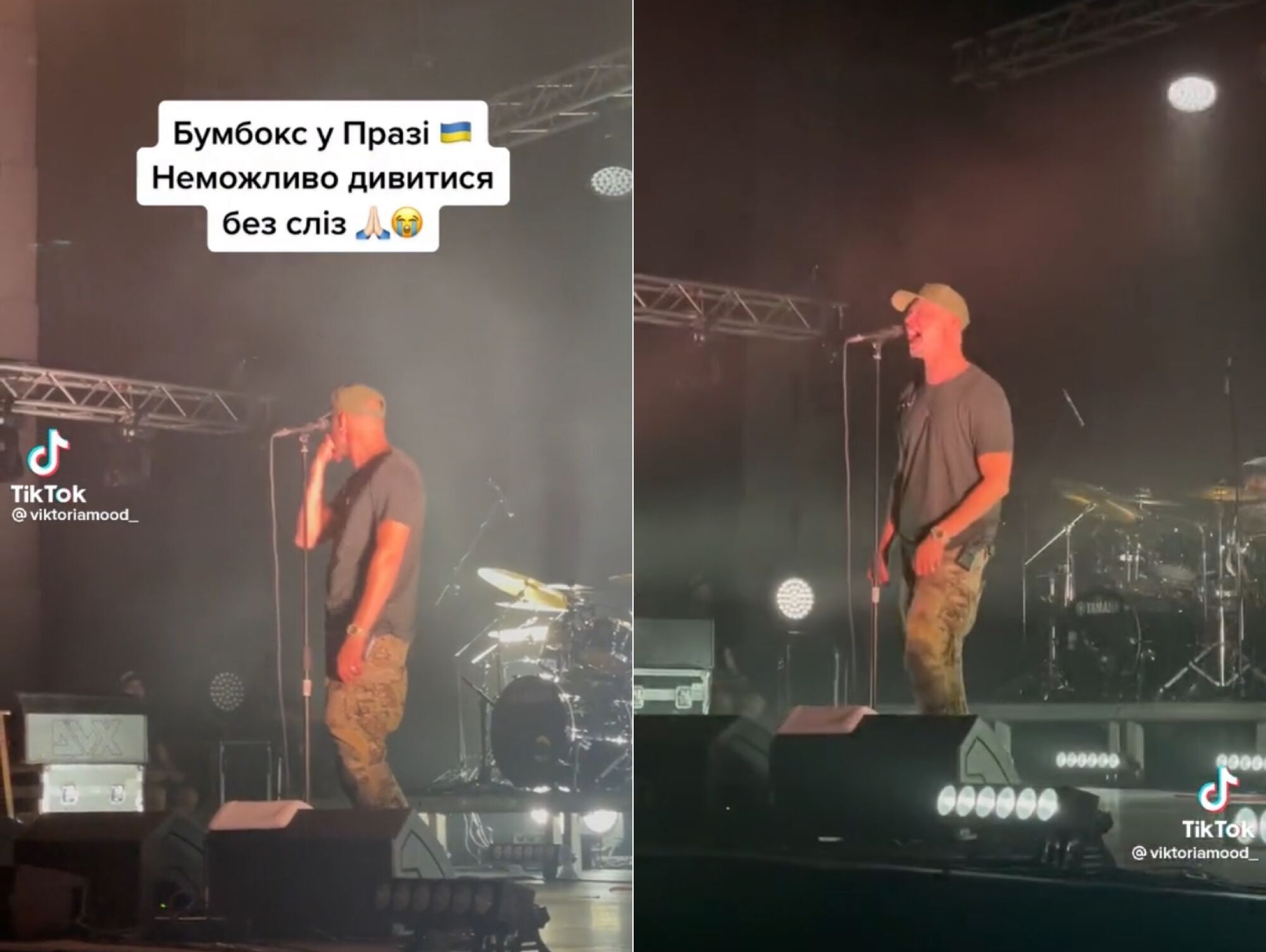 Андрей Хлывнюк на концерте в Праге расплакался, когда пел об Ирпене, Буче и других украинских городах: видео тронуло сеть