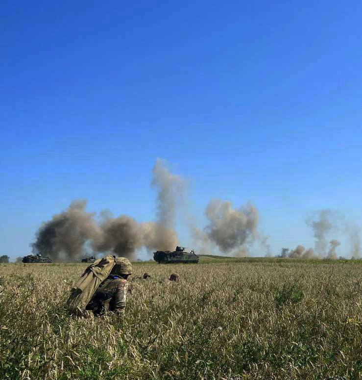 Наступ ЗСУ в полях Херсонщини