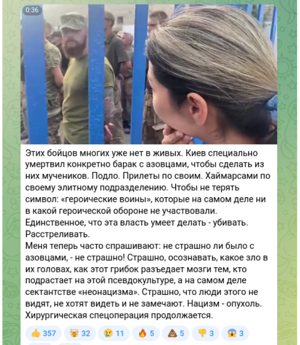 Як російська пропаганда готувала, супроводжувала та виправдовувала вбивство "азовців" в Оленівці 