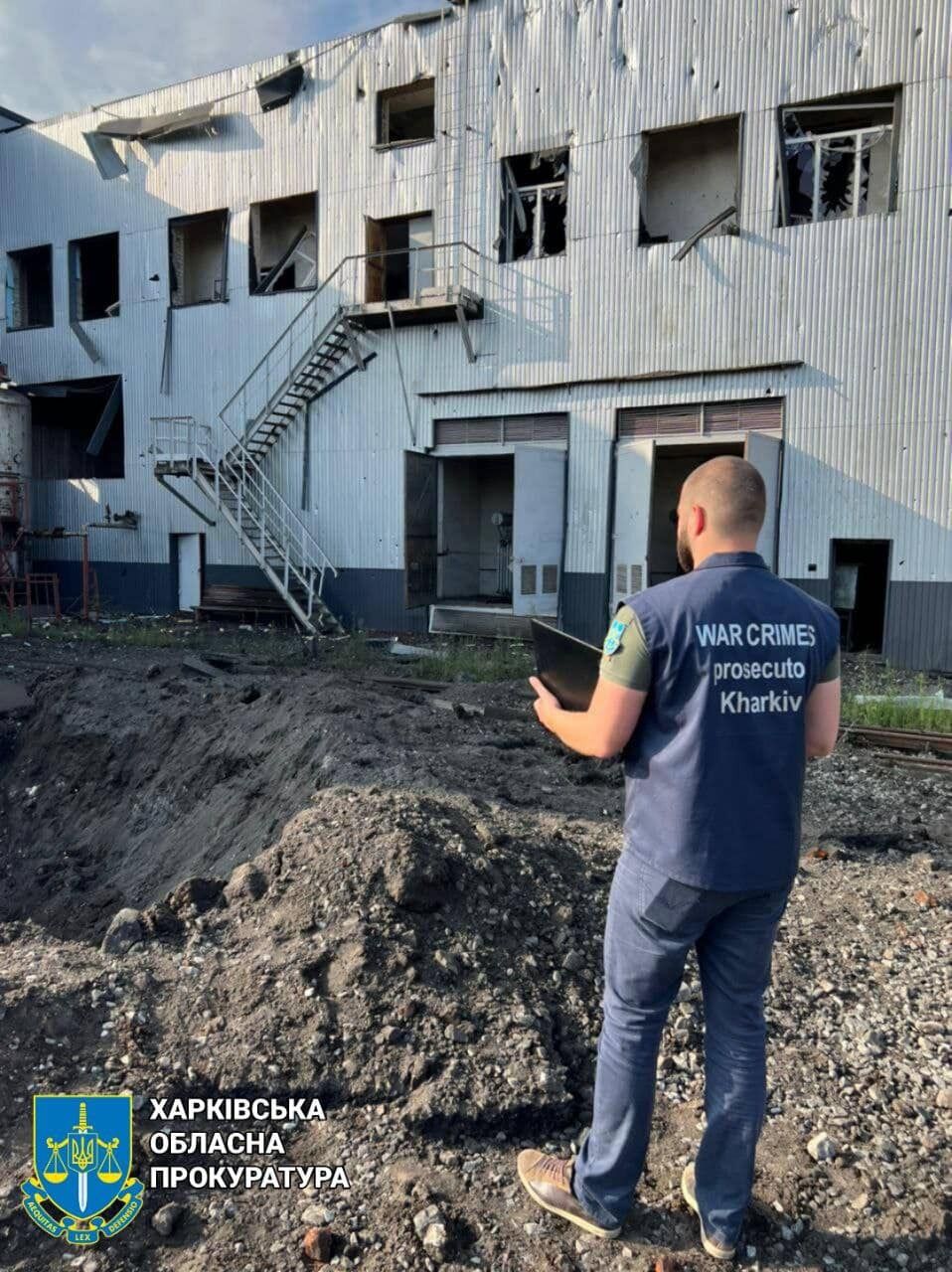 Під удар РФ потрапили будівлі харківського підприємства