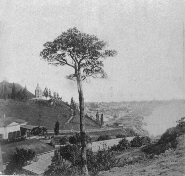 Володимирська гірка у 1860-х роках.