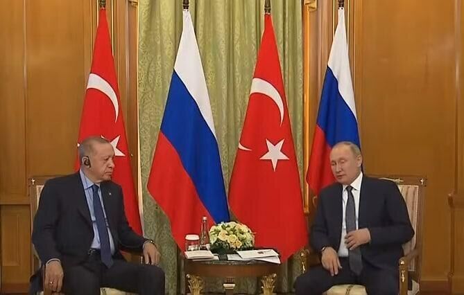 Встреча Реджепа Тайипа Эрдогана и Владимира Путина