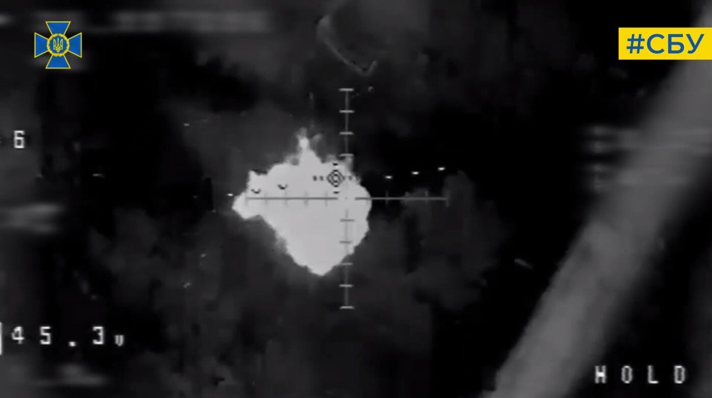 Контрразведчики СБУ ударными дронами за неделю уничтожили 9 единиц техники России. Видео