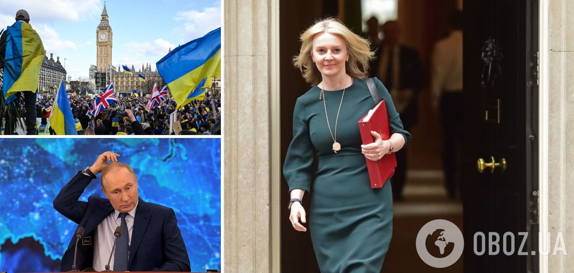 Ліз Трасс заявила, що Путін має зазнати поразки у війні проти України