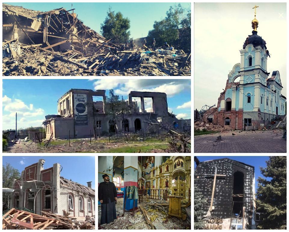 Окупанти пошкодили 205 релігійних споруд
