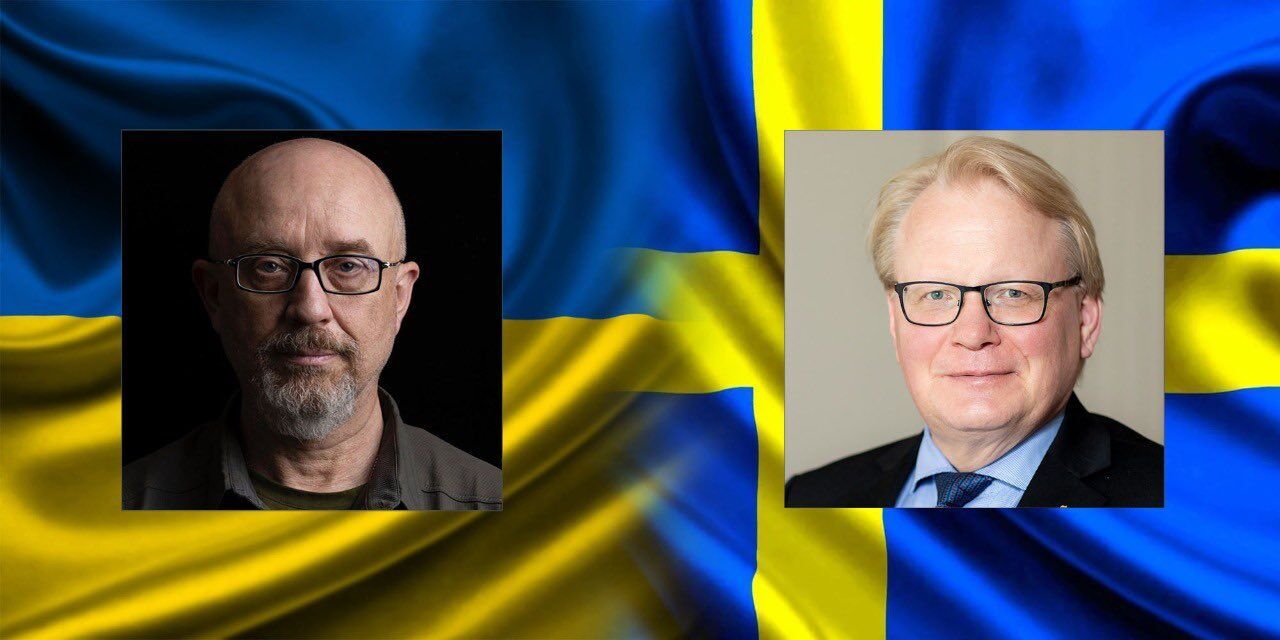 Министры обороны Украины и Швеции Алексей Резников и Питер Хультквист