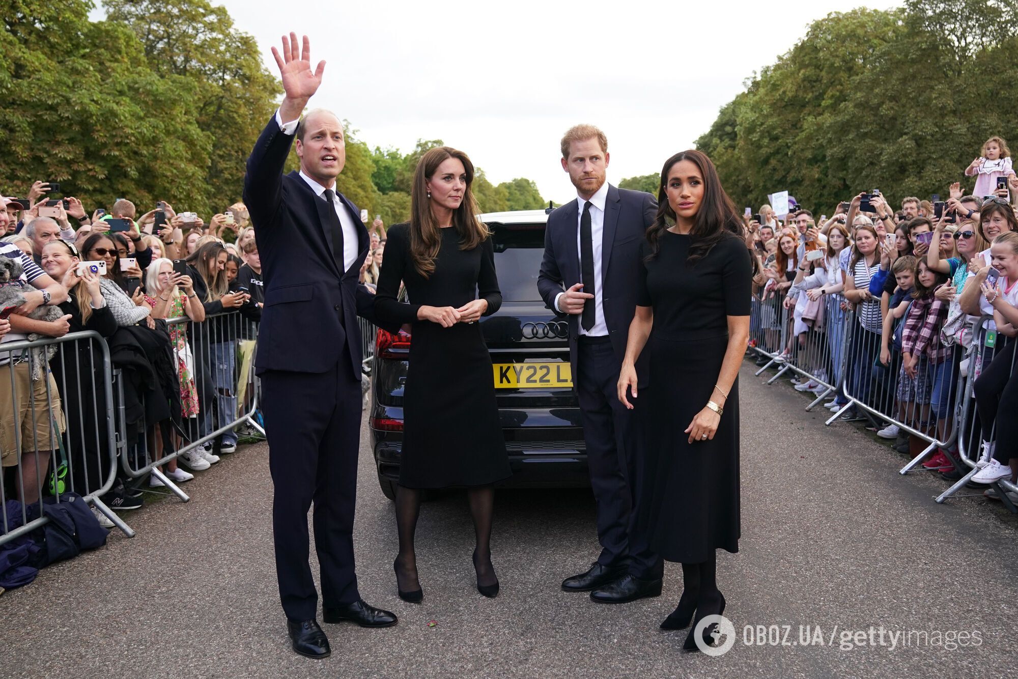 Принц Уильям с Кейт Миддлтон и принц Гарри с Меган Маркл воссоединились после 2,5 лет ссор
